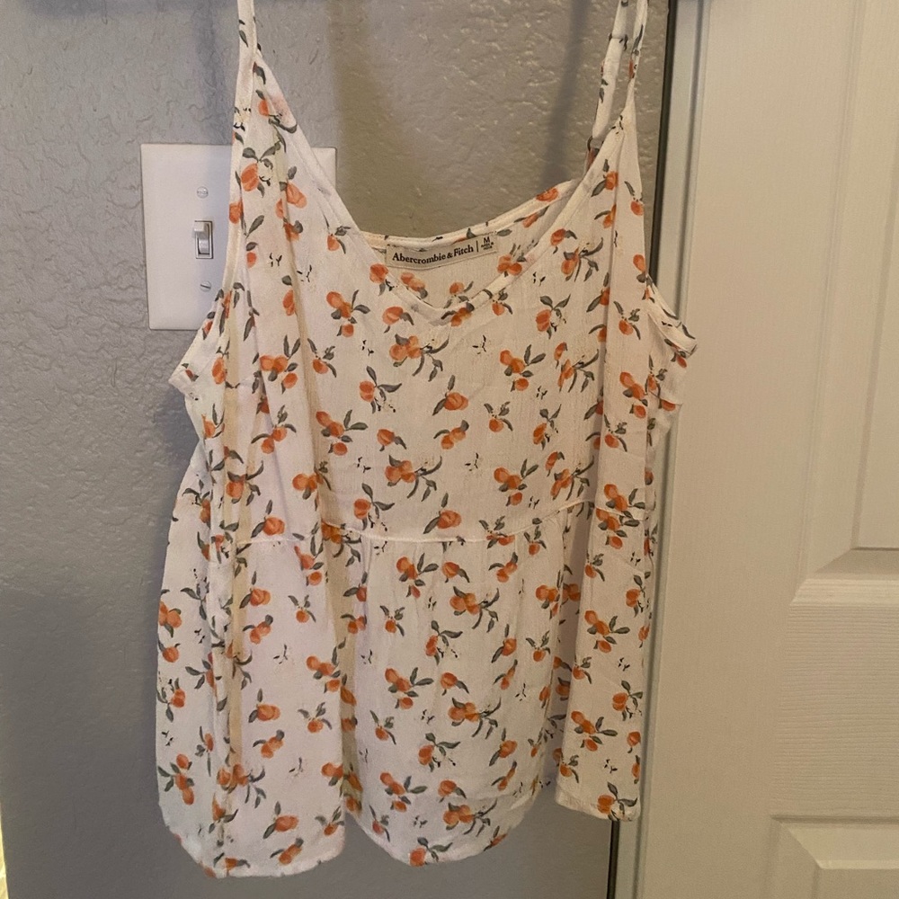 White Abercrombie tank top
